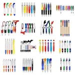 Top quality customized pull out banner pen/promotion stylus pen/plastic ballpoint pen wholesale