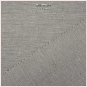 Top Quality 100% Linen Fabric Breathable Plain Woven Linen Fashion Fabric For Shirts Dress Suits