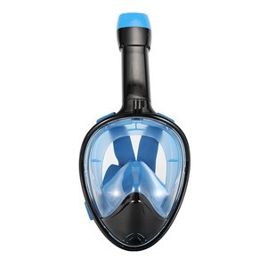 Top selling full face mask diving snorkel set with 290mm breathing tube camera mount dismountable