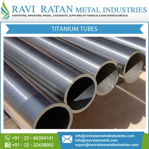 Top Selling Highly Durable Titanium Tube/ Pipe for Various Industries