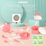 Top selling popular girl kids plastic play set kitchen toy  kids preschool toys