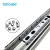 Import TOPCENT Locking Heavy Duty Full Extension Telescopic Ball Bearing Drawer Slide Rails from China