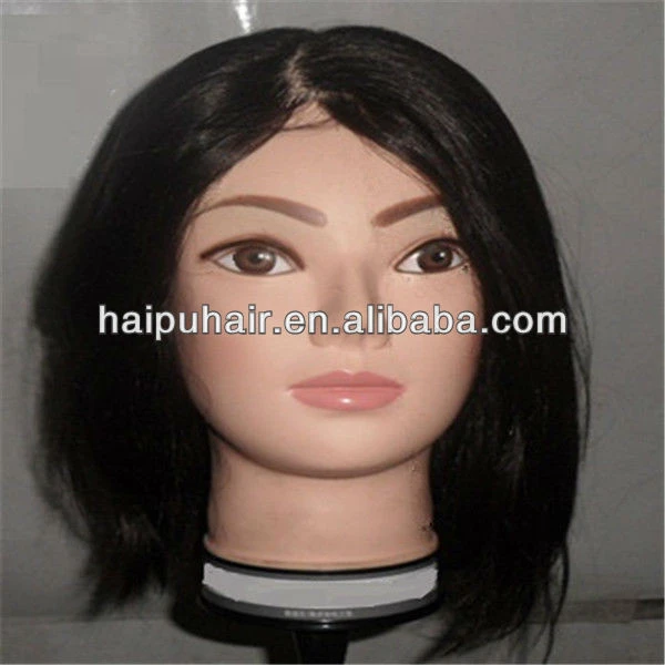 Training head/mannequin head for hairdressing school students