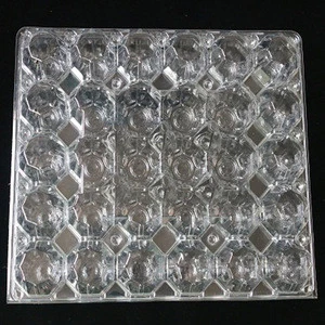 Transparent PVC 30 Holes Plastic Egg Tray
