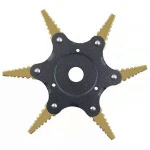 Trimmer Grass Head 6 Teeth Lawn Mower Serrated Blade Brush Cutter Garden Tool Spare Part