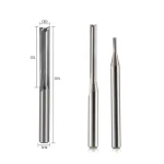 Two Flute Milling Cutter 10mm 12mm Shank Router Bits for Wood CNC Straight Engraving Cutters End Mill Tools