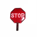 Two-Way Handheld Police Led Flashing Warning Sign Emergency Traffic Stop Sign
