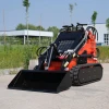 UAV  Mini tracked skid steer loader mini skid steer with stump grinder attachment