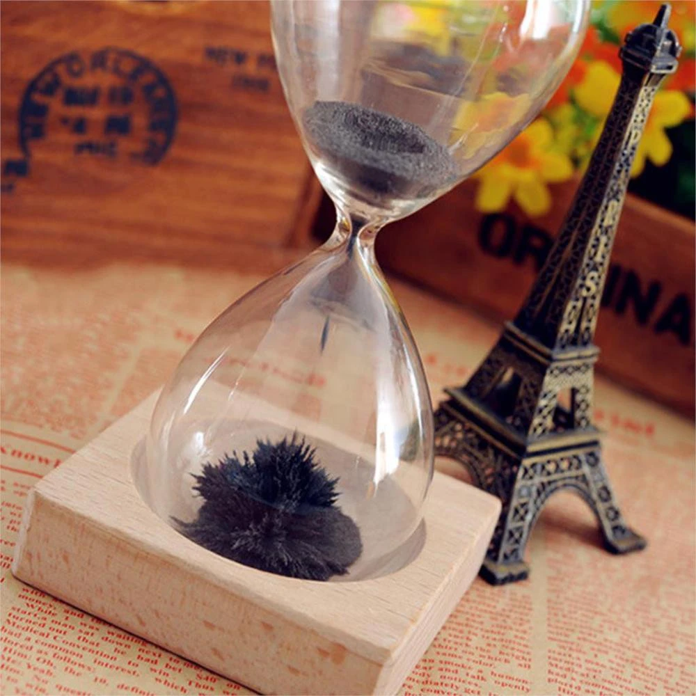 UCHOME Magnet Magnetic Hourglass Ampulheta Crafts Sand Clock Hourglass Timer Christmas Free shipping