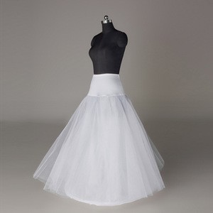 Under wear underskirt 1 hoop 2 layers tulles petticoat for A line Wedding dress bridal gown  MPB7