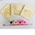 Import Unfinished Wood Pieces Cutouts for DIY Arts Crafts, Laser Carving from China