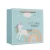 Import Unicorn Blue Paper Bag With Logo Print White Cardboard Cute Fancy Gift Paper Bags from China