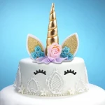 Unicorn Horn Cake Topper Unicorn Party Supplies Kids Birthday Party Decor Cupcake Toppers Wedding Baby Shower Party Decor
