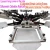 Import Uniform double clamps system to keep the frame steady t-shirt screen press printing machine from China