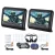 Universal 9 Inch Solt-in Headrest Car Portable DVD Player Remote Control Video Player HDMI Supports Factory Sale Detachable