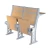 Import University school classroom Aluminium Alloy legs desk and chair XY-916 from China