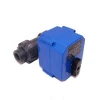 Upvc ball valve manufacturer AC220V motorized ball valve with manual operation