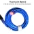 Import US Power Cord with  US socket plug Extension AC Power cable 15m SJTW 3X1.31mm with red light from China
