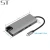 Import Usb C Hub 8 In 1 For Thunderbolt 3 Adapter Usb For Macbook Transfering Multi Type c Port from China