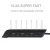 Import USB Charging Station Dock 10.2A 6 USB Port Fast Charge Docking Station Multi Device Charger Organizer For Smartphone Tablet from China
