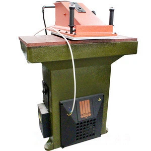 Used Atom VS918 hydraulic cutting machine shoe making slipper sole die press clicking machine