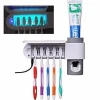 UV Light Sterilizer Toothbrush Holder Cleaner with Automatic Toothpaste Dispenser