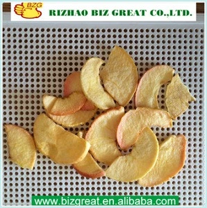 Vacuum fried crispy fruits- VF dried apple crisps snack food