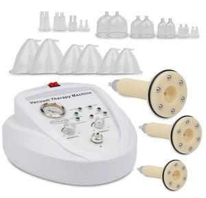 Vacuum Pump Increase Breast Enhancer Electric Breast Enlargement Pump Vacuum Therapy Massager Machine with Suction Cups