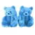 Import Valentines Day color only teddy bear shoes Custom plush teddy bear house slippers from China