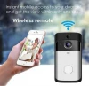 Video Door phone,  WiFi Smart Video Doorbell 720P HD Security Camera Real-Time Video and Two-Way Talk Night Vision PIR motion