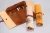 Import Vintage compass pattern leather pencil bag from China