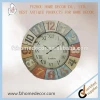 Vintage mechanical wall clock with antique design