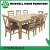 Import W-DF-0688 oak wood modern dining room furniture with 4 chairs from China
