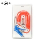 WA-5022 China supplier high quality plastic Air blowing gun set air Spray duster Gun with air hose and connector
