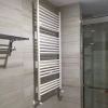 wall mounted water heating ellipse steel tube flat bar rail towel