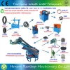 Waste tire rubber recycling plant powder machine