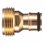 Water Pipe Connector Tube Tap Adaptor 3/4" Brass Threaded Hose Fitting For Garden Watering Irrigation Tools