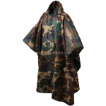 Waterproof Army Woodland Camouflage Raincoat & Ponchos Military Rain Ponchos