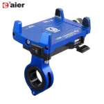 Waterproof Motorcycle Phone Holder With USB Charger Aluminum Bike Handlebar Mount