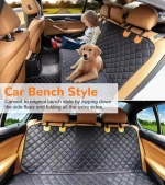 100% Waterproof Scratch Proof & Nonslip Backing & Hammock Durable Pet Seat Covers for Cars