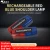 Import Waterproof Shoulder Light Roadway Safety Red Blue Led Traffic Rechargeable Police Shoulder Warning Light from China