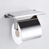 Waterproof Stainless Steel 304 Toilet Tissue Holder with Lid Paper Roll Holder Toilet Roll Paper Holder