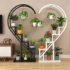 Wedding Decoration Indoor Balcony Large Wooden Flower Pot Stand Planter Stand