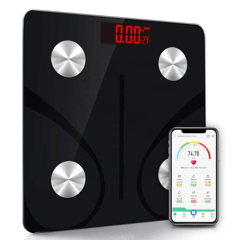 Weighing BMI Smart Scale Digital Wireless Small Electronic Weight Body Fat Scale Bathroom Digital Scale