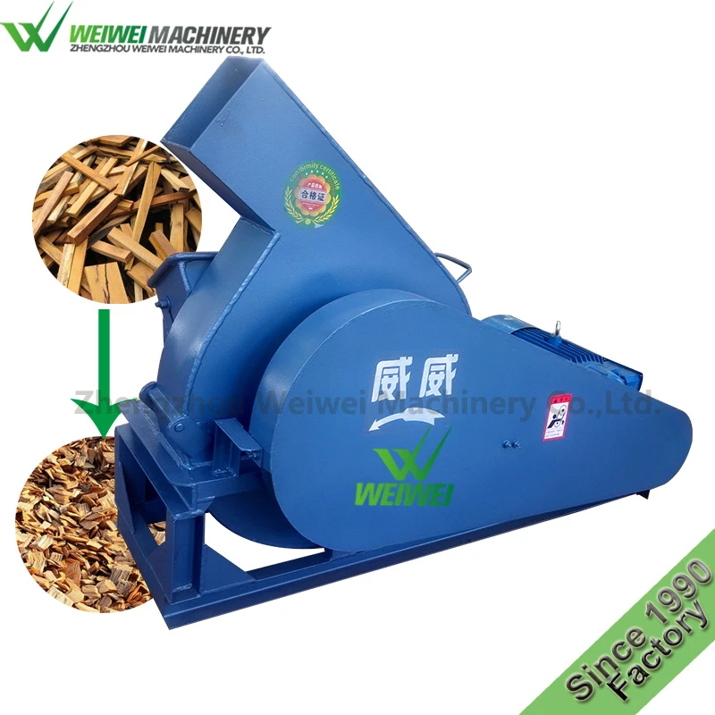 Weiwei machinery wood log chipper wood shredder