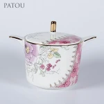 White Ceramic Porcelain Modern cup teapot set,Coffee pot and cups in one set