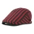 Import Wholesale 100% cotton peaked cap strip design sport caps British style from China