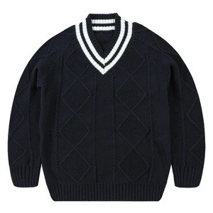 Wholesale 2018 new primary latest customize logo sweaters kids school uniforms