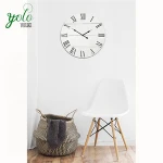 Wholesale 21-inche Farmhouse Rustic Vintage Wooden Antique Style Decor Wall Clock