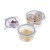 Import Wholesale 3Pcs Household Items Plastic Round Food Container Transparent Fruit Storage Crisper set from China
